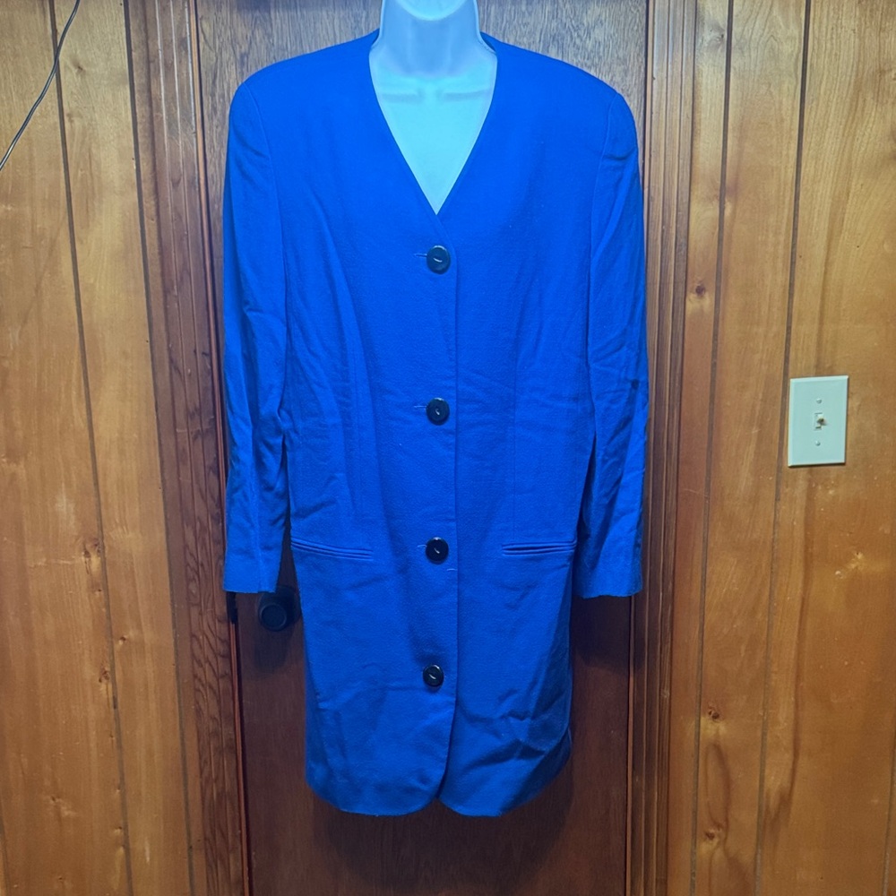 Woman's‎ Ellen Tracy Blue Blazer Size 10